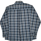 Carhartt Checked Shirt - Large Blue Cotton