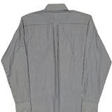 Chaps Ralph Lauren Striped Shirt - Medium Black & White Cotton