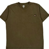 Dickies T-Shirt - XL Green Cotton