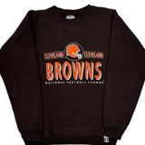 Cleveland Browns Logo 7 Sweatshirt - XL Brown Cotton