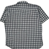 Tommy Hilfiger Checked Short Sleeve Shirt - 2XL Black & White Cotton