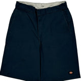 Dickies Shorts - 33W 13L Navy Cotton Blend