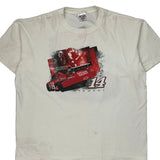 Stewart Chase Authentics Nascar T-Shirt - 2XL White Cotton