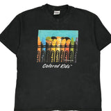 Vintage Rene Dickinson Colored Kids Hanes Single Stitch T-Shirt - XL Black Cotton