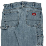 Dickies Carpenter Jeans - 35W 31L Light Wash Cotton