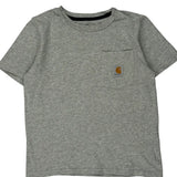 Carhartt T-Shirt - Small Grey Cotton