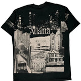 Atlanta Fruit Of The Loom Single Stitch T-Shirt - XL Black Cotton