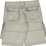 Levis Cargo Shorts - 34W 12L White Cotton