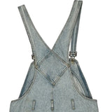 Guess Baggy Dungarees - Large Light Wash Denim