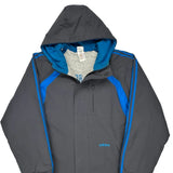 Adidas Jacket - Large Blue Nylon