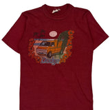 Signal Sports Single Stitch T-Shirt - Large Red Cotton Blend