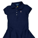Age 7 Polo By Ralph Lauren Dress - Small Navy Cotton
