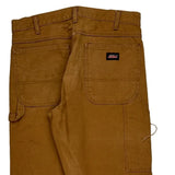 Carhartt Carpenter Trousers - 32W 35L Brown Cotton