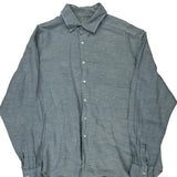 Armani Shirt - XL Blue Cotton