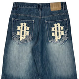 Southpole Denim Shorts - 36W 13L Blue Cotton Blend