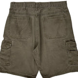 Wrangler Cargo Shorts - 34W 10L Grey Cotton