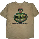 Vintage Crazy Shirts Graphic T-Shirt - XL Beige Cotton