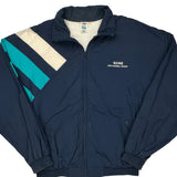 Geothermal Group Adidas Striped Windbreaker - Large White Polyester