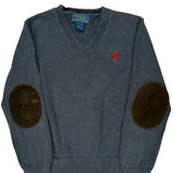 Age 8 Polo By Ralph Lauren Sweater - Small Gray Cotton