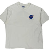 Nasa Hanes Graphic T-Shirt - 2XL White Cotton