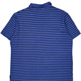Polo By Ralph Lauren Striped Polo Shirt - 2XL Blue Cotton