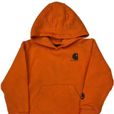 Age 5 Carhartt Hoodie - Small Orange Cotton