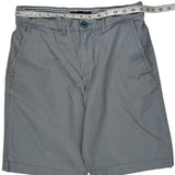 Tommy Hilfiger Chino Shorts - 30W 9L Gray Cotton