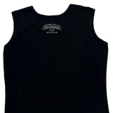 Skull With Wings Harley Davidson Graphic Tank Top - 2XL Black Cotton