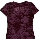 Harley Davidson Graphic T-Shirt - Large Burgundy Cotton