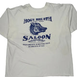 Hog'S Breath Saloon North Single Stitch T-Shirt - Large White Cotton