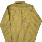 Age 10-12 Ralph Lauren Striped Shirt - Medium Yellow Cotton