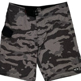 Oakley Camo Shorts - 32W 10L Grey Polyester
