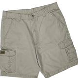 Wrangler Cargo Shorts - 36W 9L Beige Cotton