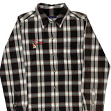 Patagonia Checked Shirt - Small Black & White Cotton Blend