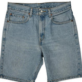 Levis Denim Shorts - 31W 10L Light Wash Cotton
