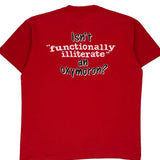 Screen Stars Single Stitch T-Shirt - XL Red Cotton Blend