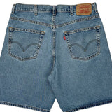 Levis Denim Shorts - 36W 9L Blue Cotton