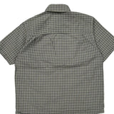 Age 6 Oshkosh Checked Short Sleeve Shirt - Small Grey Cotton