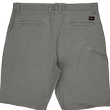 Dickies Chino Shorts - 32W 9L Grey Cotton