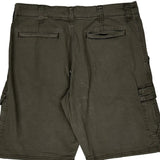 Wrangler Cargo Shorts - 34W 10L Grey Cotton