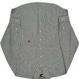 Tommy Hilfiger Striped Shirt - Large Gray Cotton