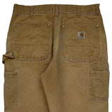 Carhartt Double Knee Carpenter Pants - 30W 31L Brown Cotton