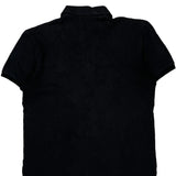 Armani Exchange Polo Shirt - Medium Black Cotton
