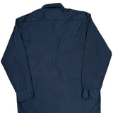 Dickies Shirt - Large Navy Cotton Blend