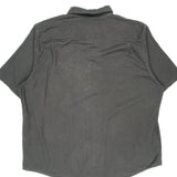 Wrangler Short Sleeve Shirt - 2XL Grey Cotton