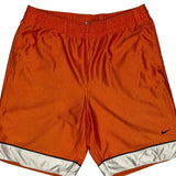 Nike Sport Shorts - Medium Orange Polyester