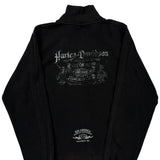 Mid America Harley-Davidson Columbia, Mo Harley Davidson Graphic Zip Up - Large Black Cotton Blend