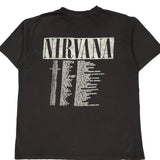 H&M Band T-Shirt - Medium Black Cotton