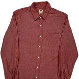 Levis Shirt - Medium Red Cotton