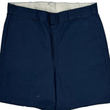 Dickies Chino Shorts - 36W 8L Navy Polyester Blend